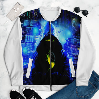 Limited Edition No Internet Promo Bomber Jacket: Blue Crystal - KeepinITDolce Official 