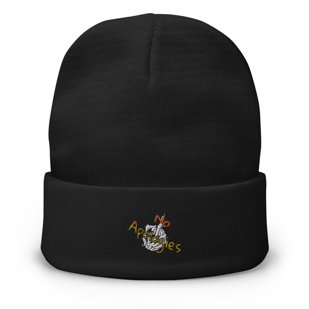 No Apologies Promo Beanie (Orange) - KeepinITDolce Official 
