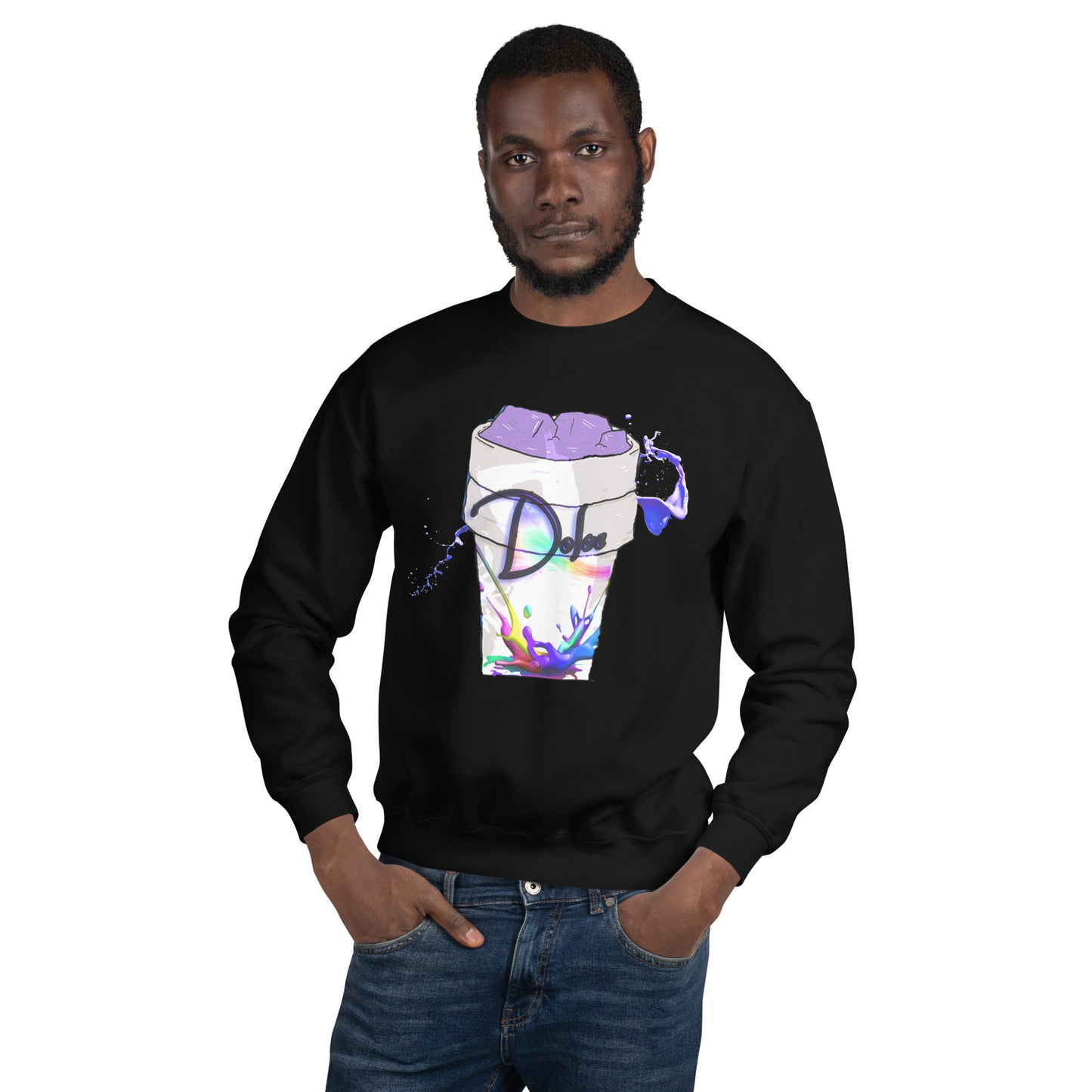 Dolce Double Up Purp Sweatshirt