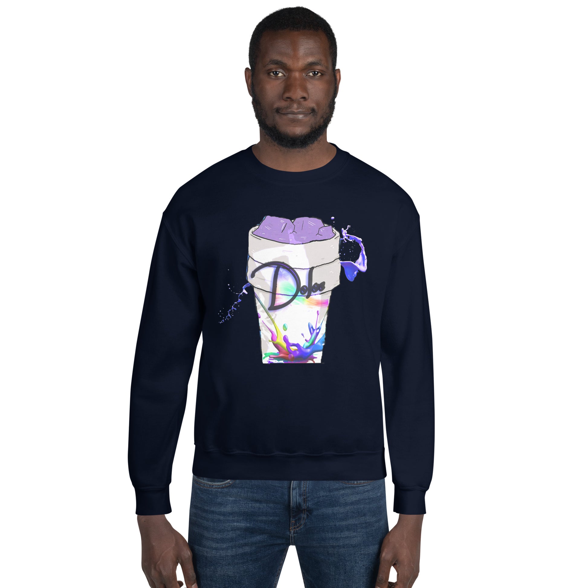 Dolce Double Up Purp Sweatshirt