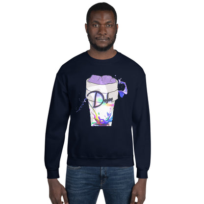 Dolce Double Up Purp Sweatshirt