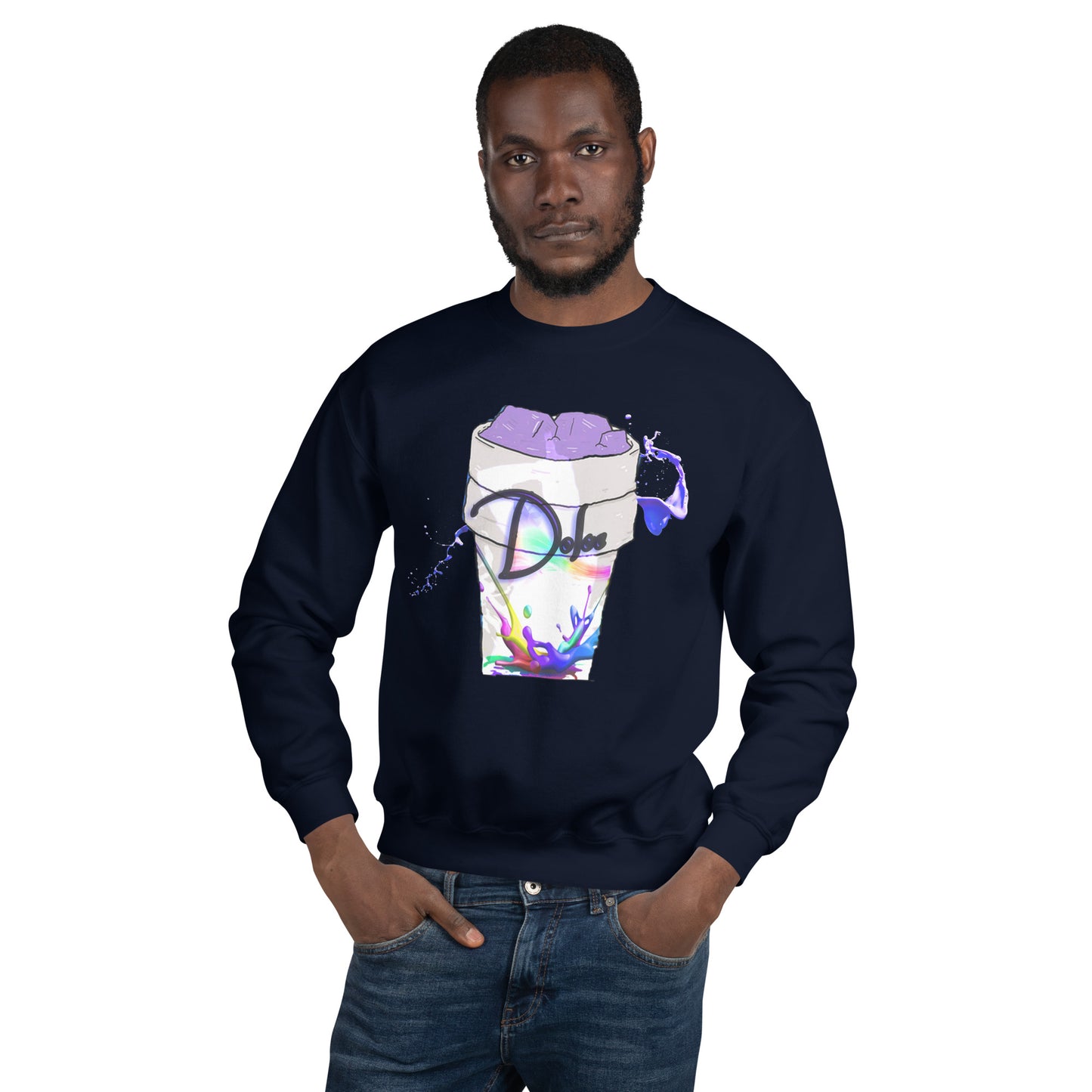 Dolce Double Up Purp Sweatshirt