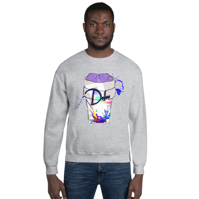 Dolce Double Up Purp Sweatshirt