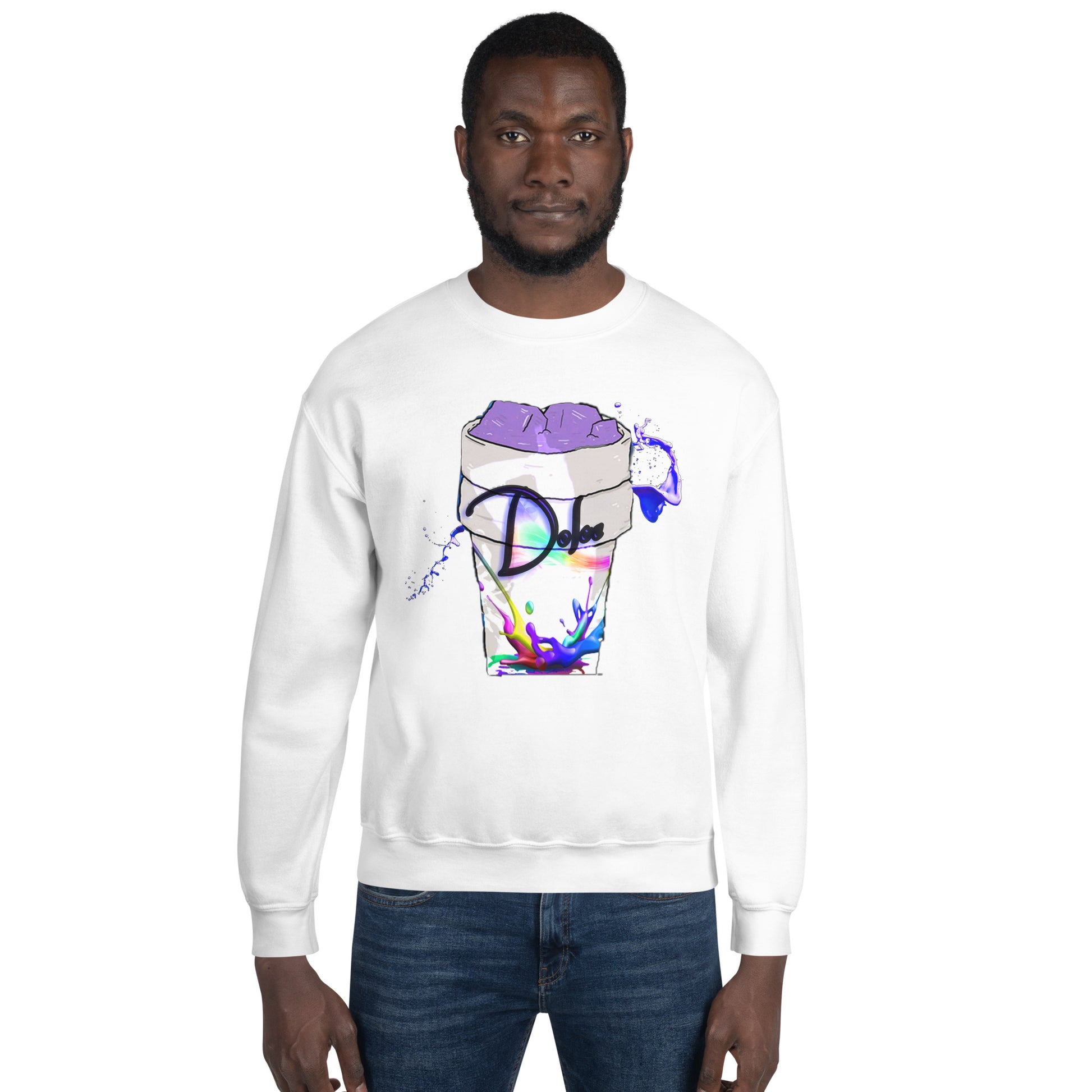 Dolce Double Up Purp Sweatshirt