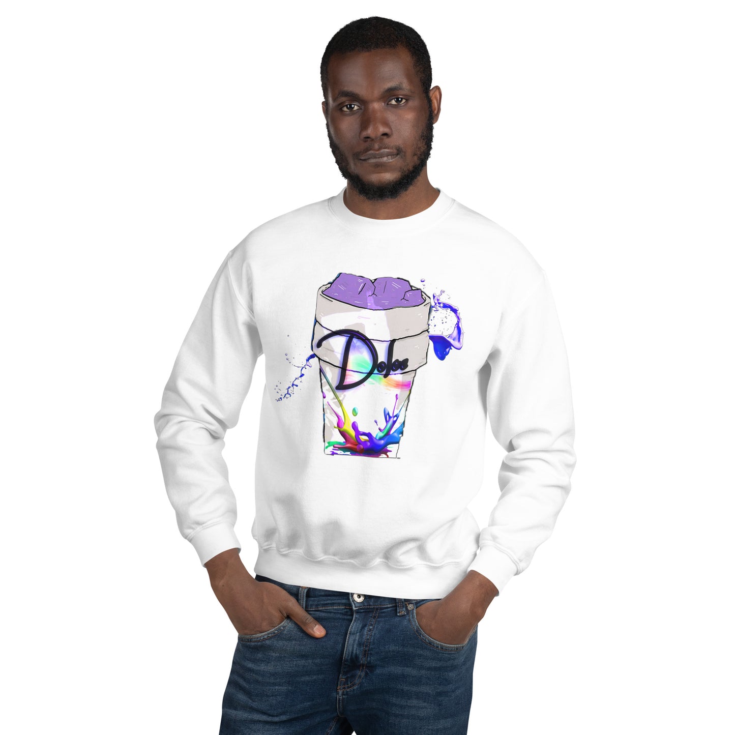 Dolce Double Up Purp Sweatshirt
