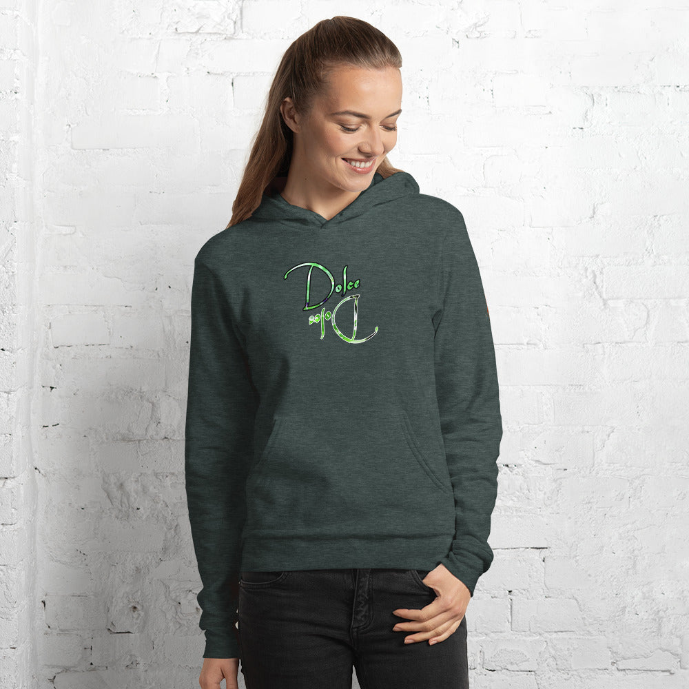 Green DD hoodie