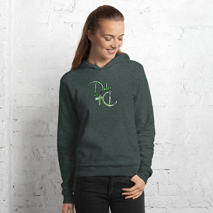 Green DD hoodie